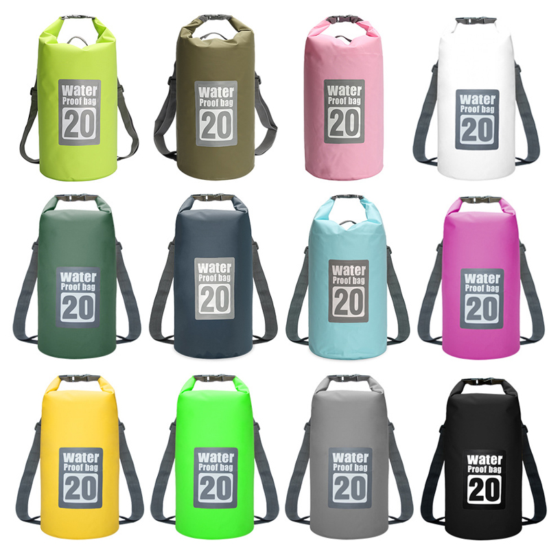 Fishing Kayak Storage Bag - Dry Bag Waterproof Floating Backpack 5L/10L/15L/20L/30L