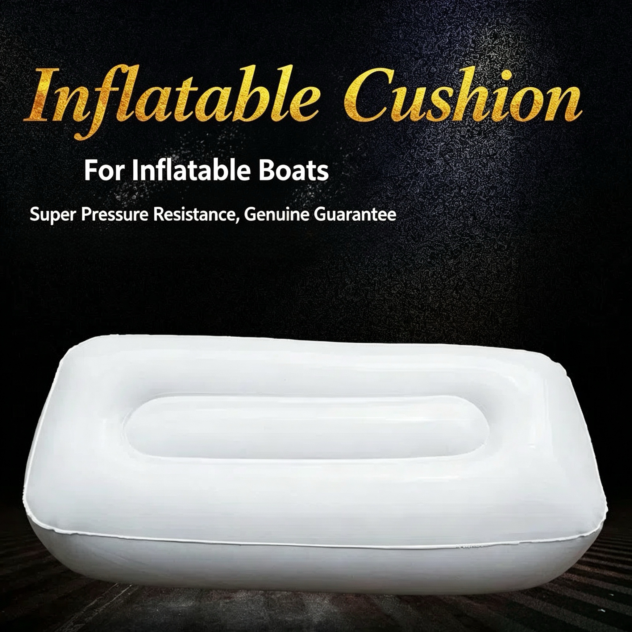 Fishing Kayak Seat - Thickened PVC Inflatable Seat, Single Person
