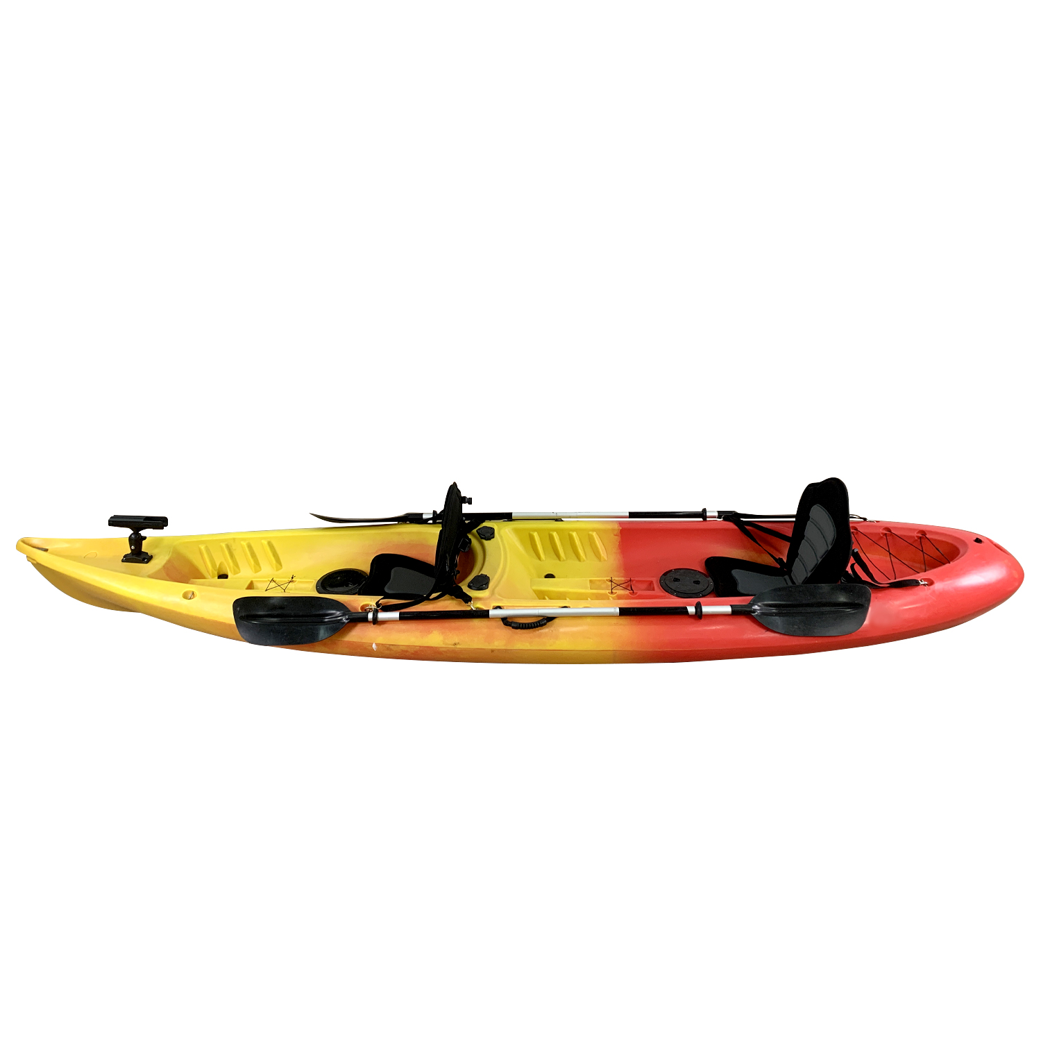 Fishing Kayak Pedal Drive - 2-Person Sit-On-Top Fishing Kayak With Paddle