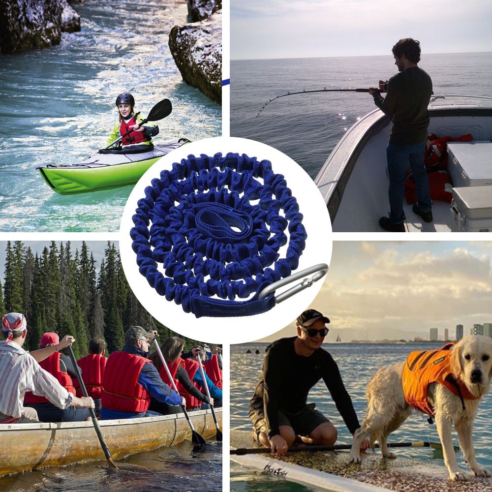 Adjustable Elastic Kayak Canoe - Fishing Kayak Paddle Leash recensie en prijs