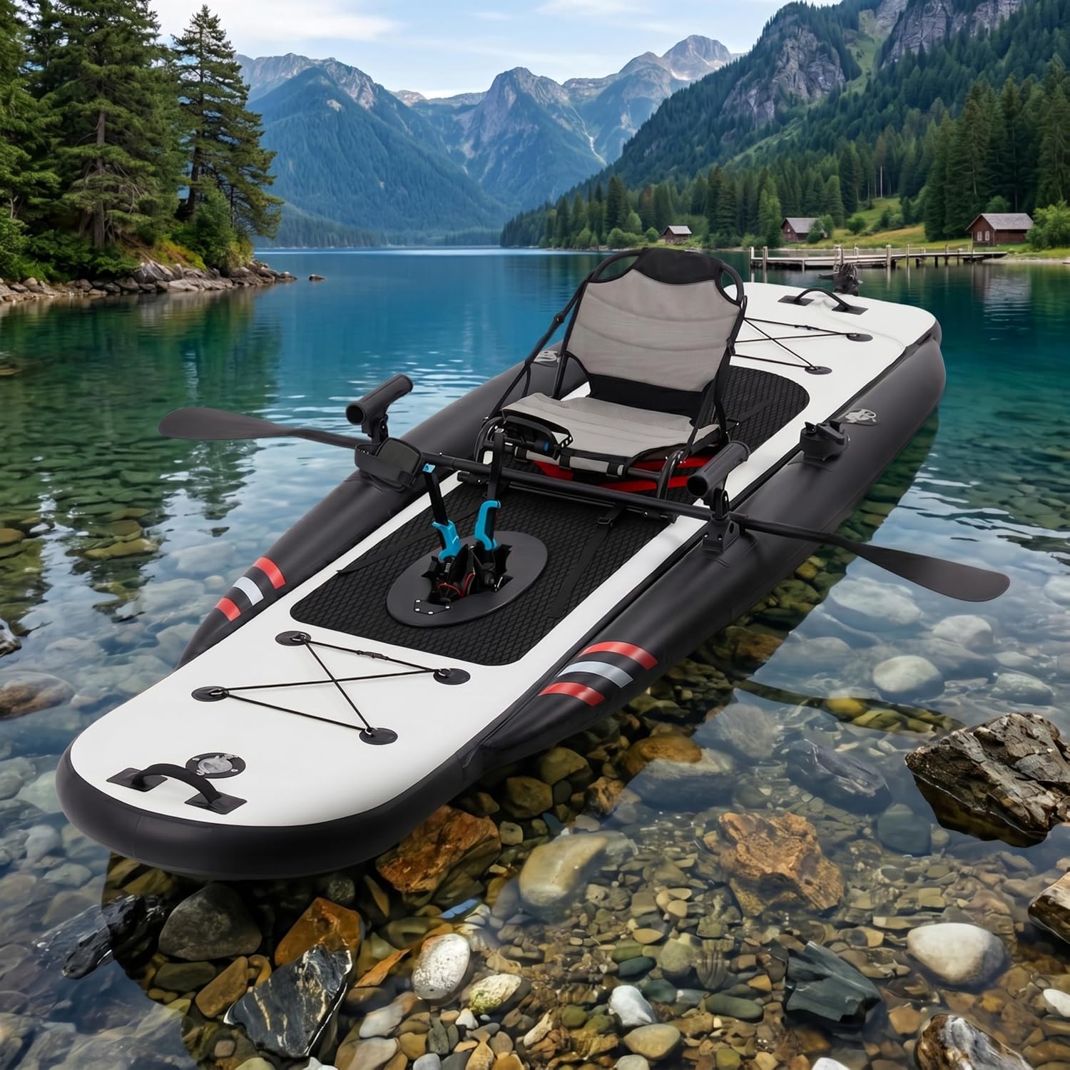 12ft Premium PVC Inflatable Fi - Fishing Kayak Inflatable recensie en prijs