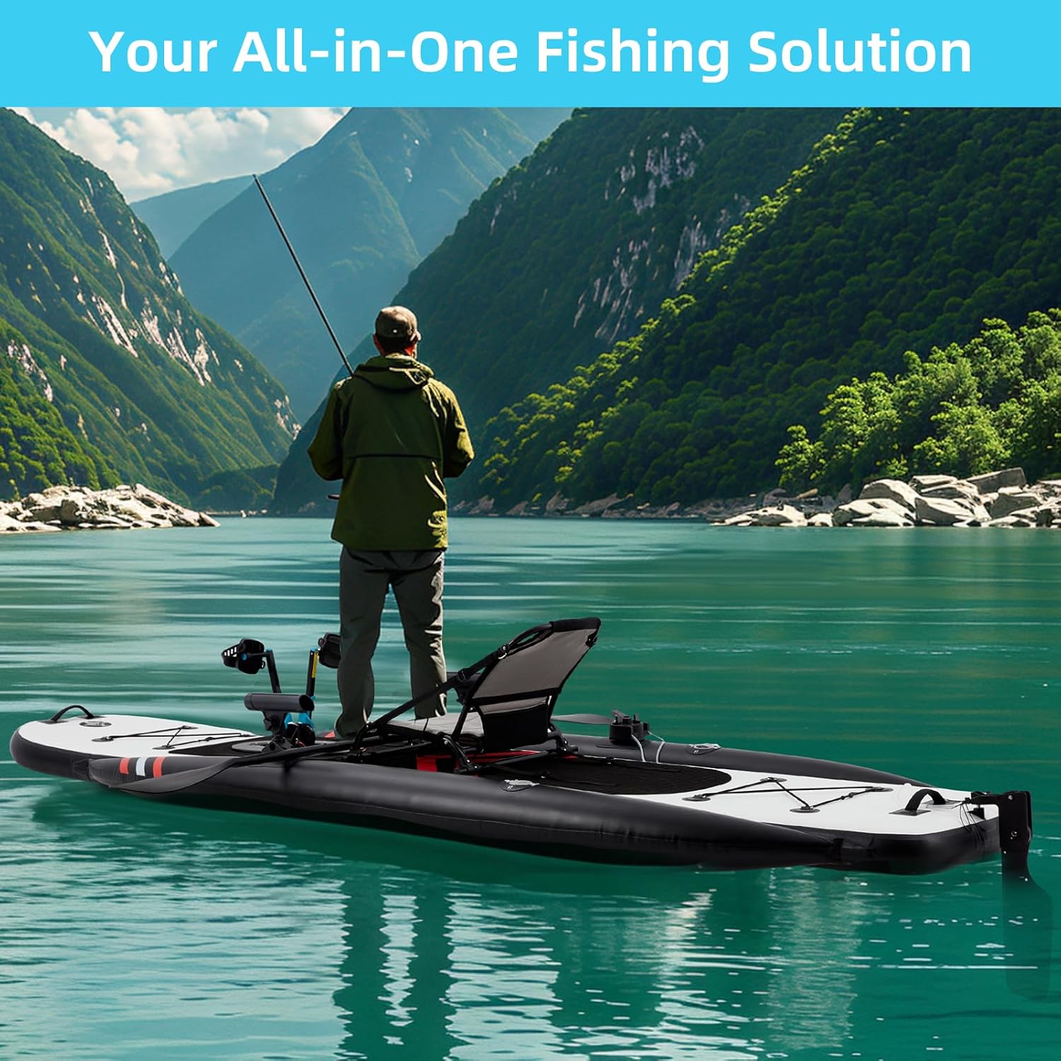 12ft Premium PVC Inflatable Fi - Fishing Kayak Inflatable recensie en prijs