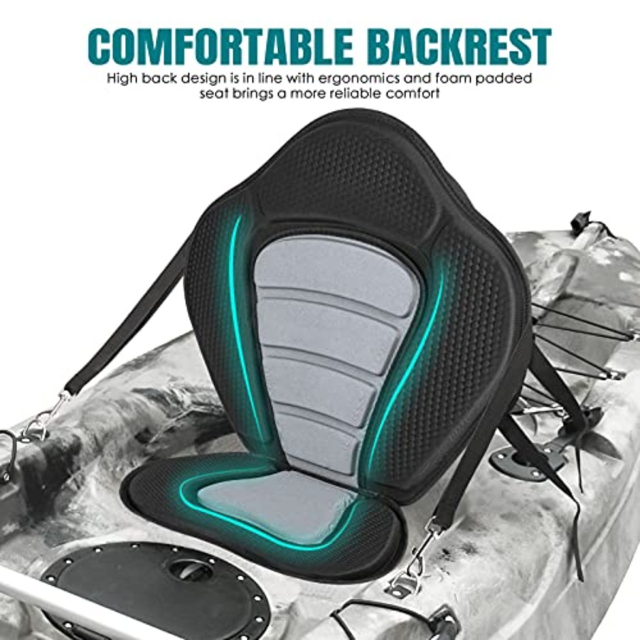 Deluxe Padded Kayak Seat with  - Fishing Kayak Storage Bag recensie en prijs