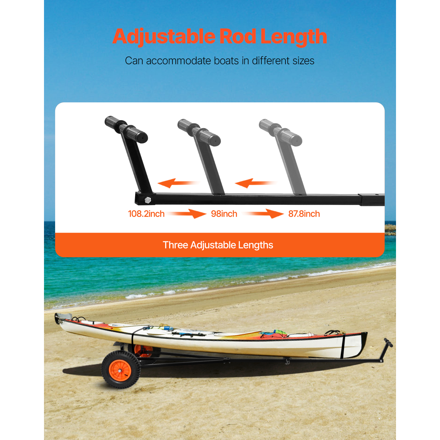 SucceBuy 420lbs Boat Trailer D - Fishing Kayak Sit On Top recensie en prijs