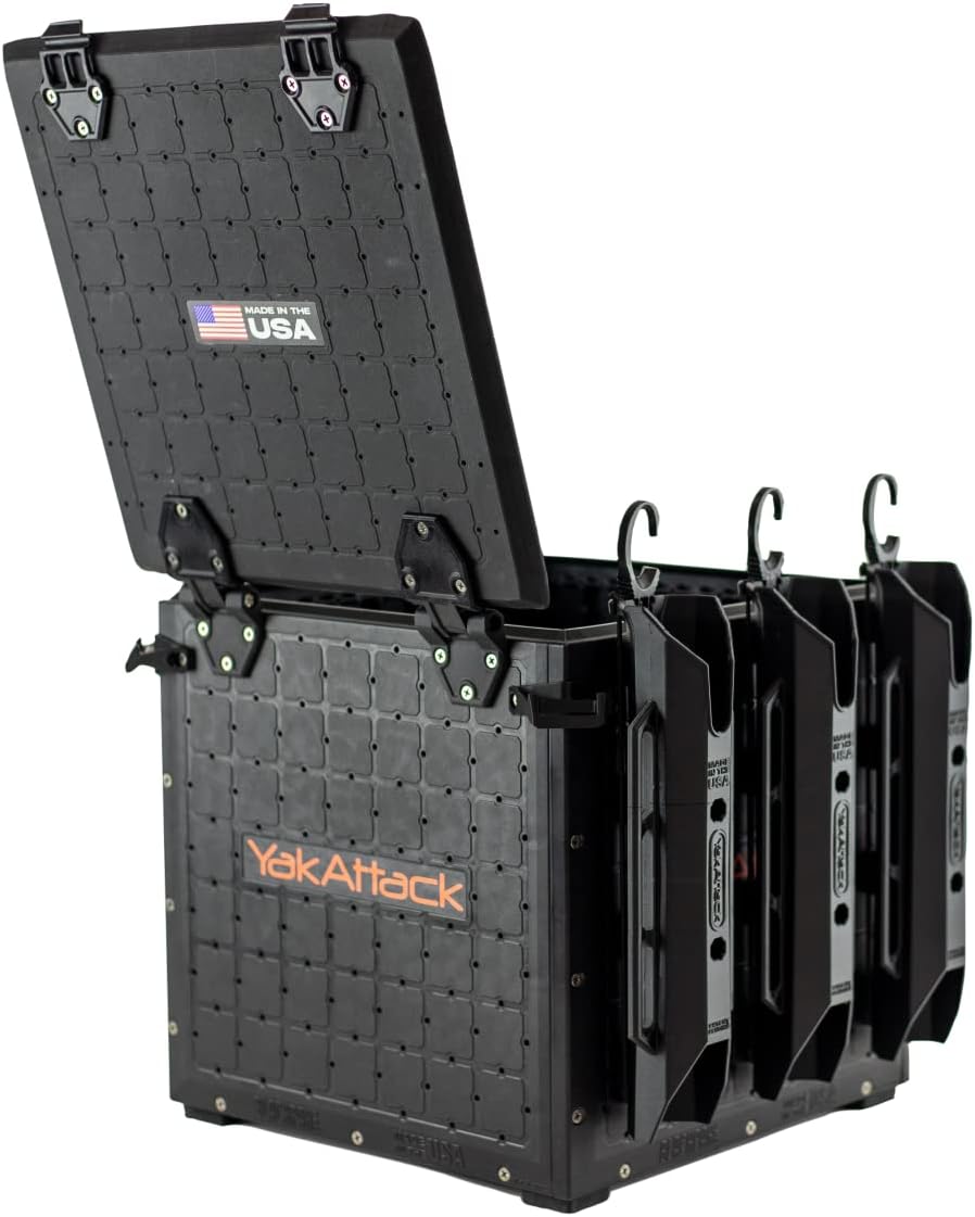 Fishing Crate with 3 Rod Holde - Fishing Kayak Crate recensie en prijs