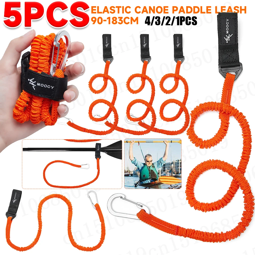 5-1PCS Elastic Kayak Canoe Pad - Fishing Kayak Paddle Leash recensie en prijs