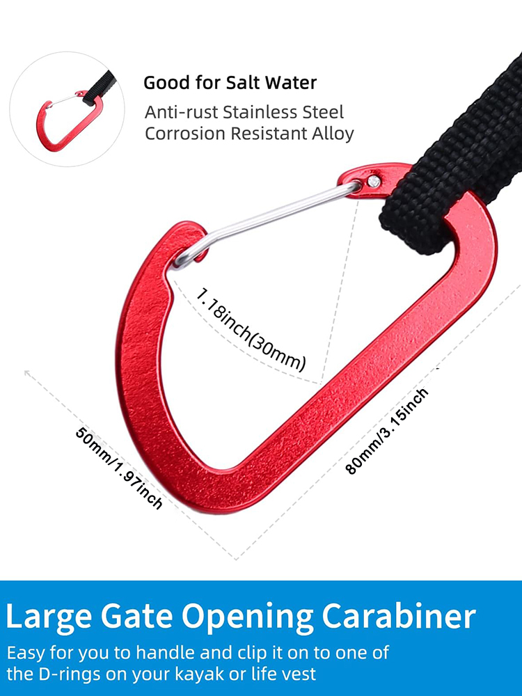 Kayak Paddle Leash Stretchable - Fishing Kayak Paddle recensie en prijs