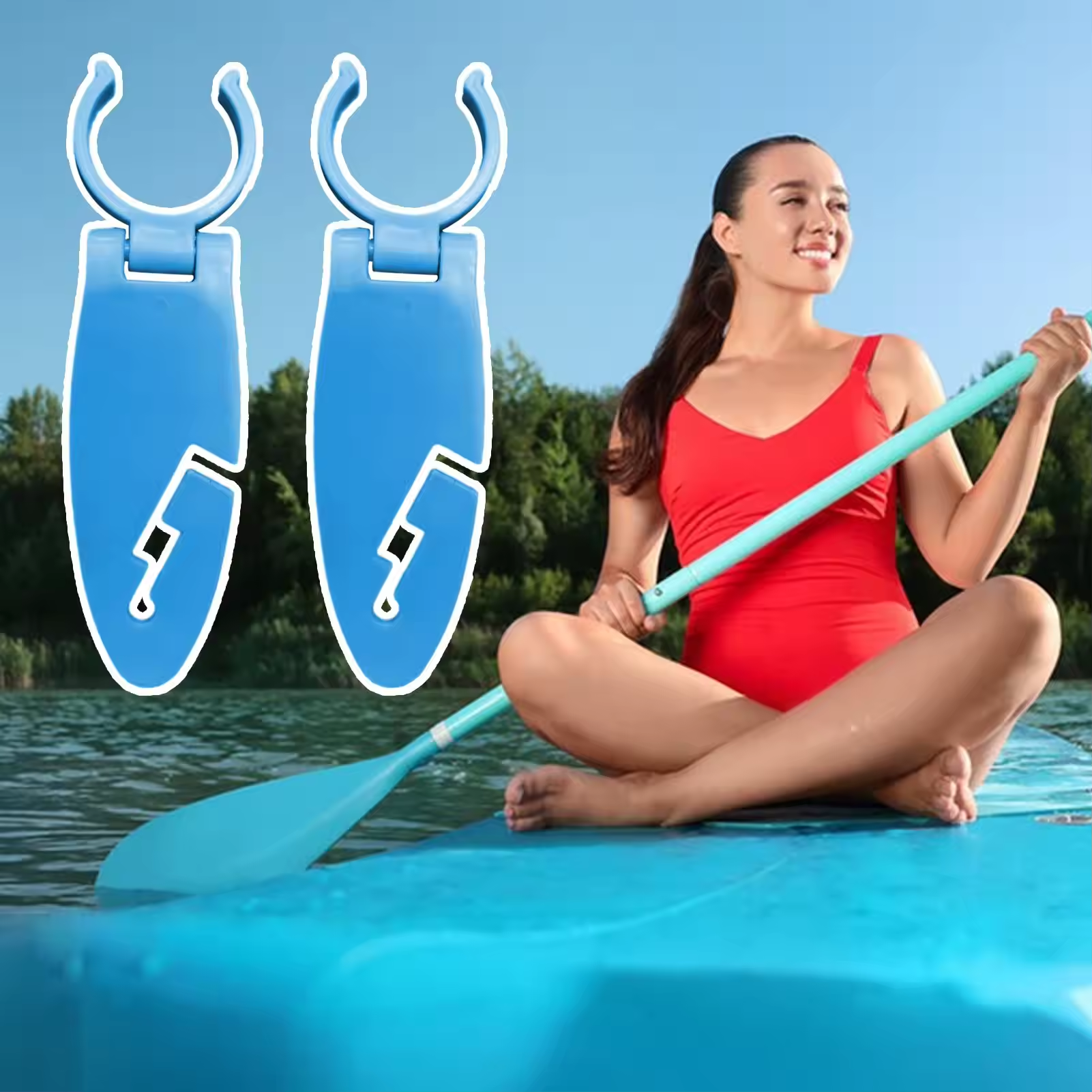 2pcs Stand Up Paddle Board Cli - Fishing Kayak Paddle recensie en prijs