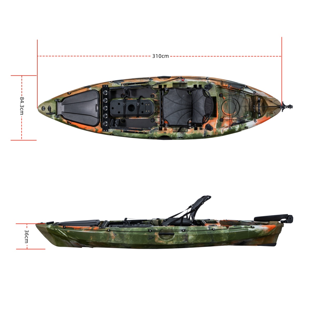 First-class Single Fishing Kay - Fishing Kayak Seat recensie en prijs