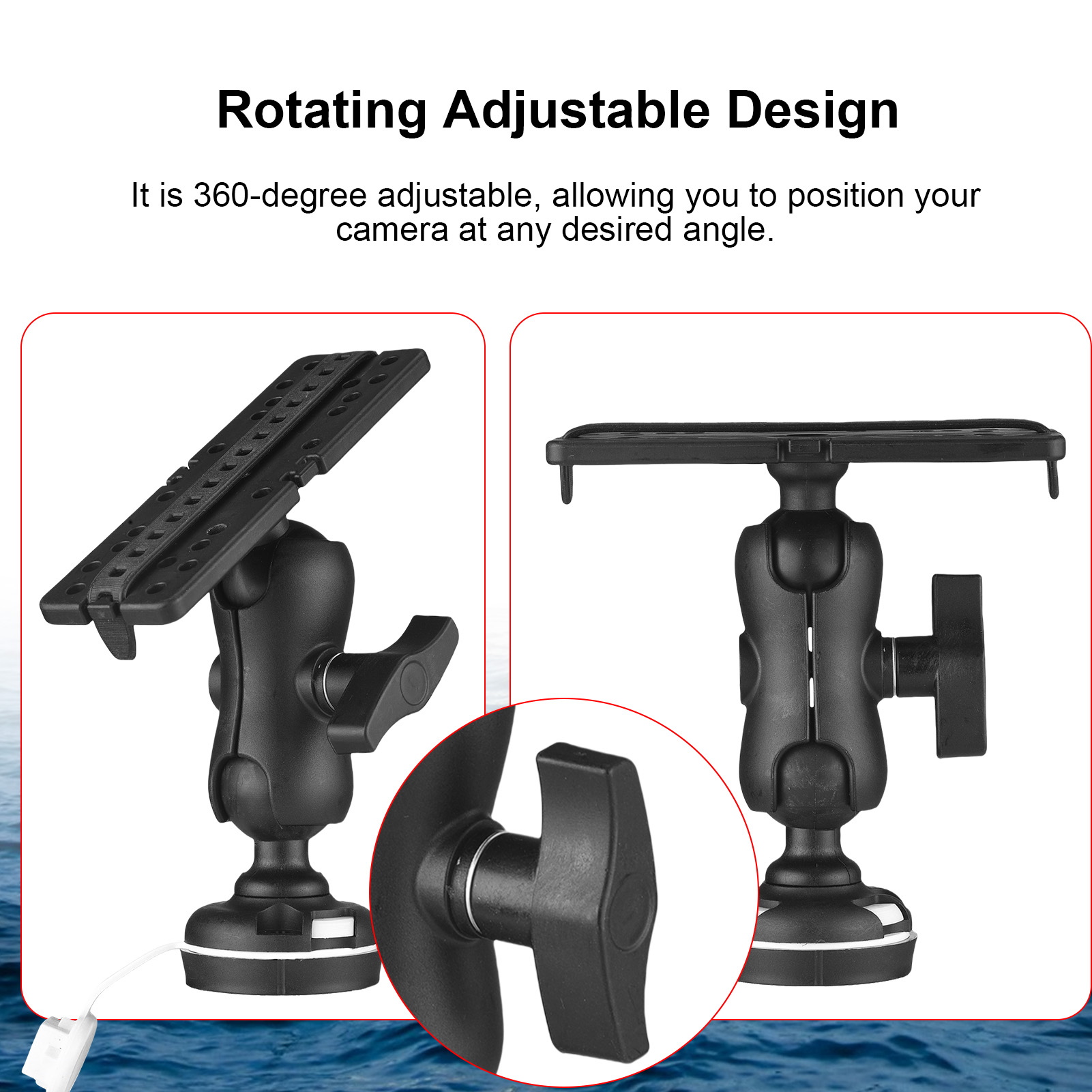 Fish Finder Mount with Rectang - Fishing Kayak Fish Finder Mount recensie en prijs