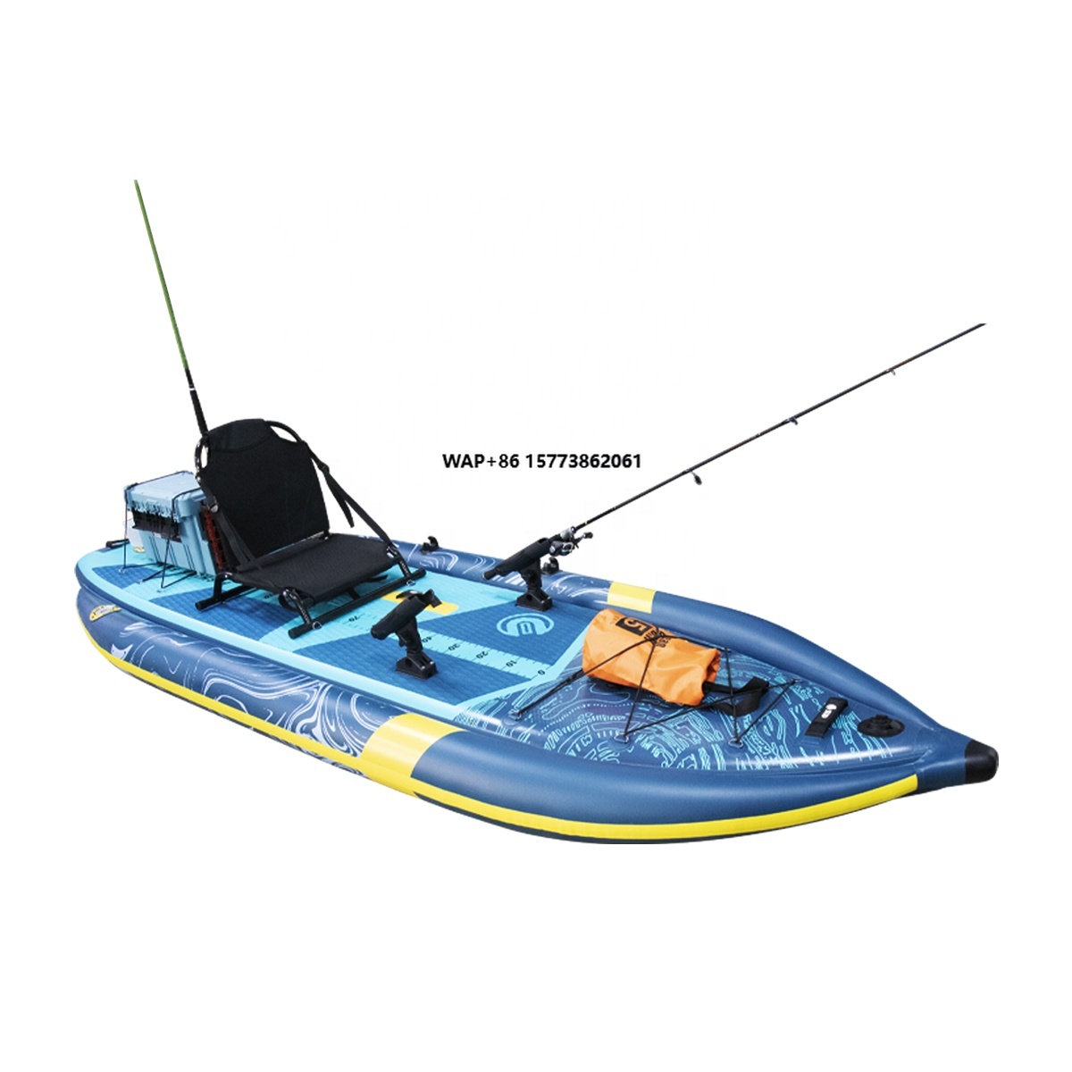 Three Air Chamber Inflatable F - Fishing Kayak Rod Holder recensie en prijs