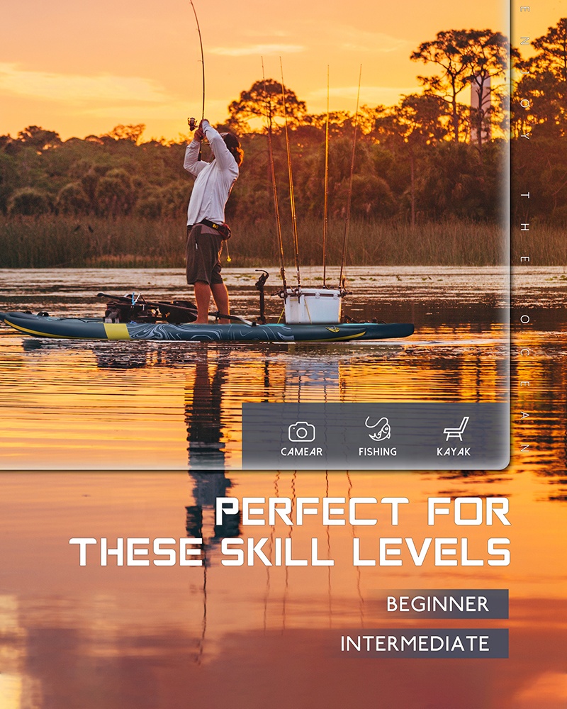 Three Air Chamber Inflatable F - Fishing Kayak Rod Holder recensie en prijs